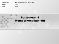 Judul - Binus Repository