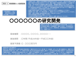 別添1－2：提案概要