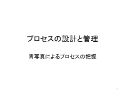 プロセスの設計と管理