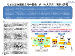 資料3 地域生活支援拠点等の整備に向けた大阪府の現状と課題 [その他