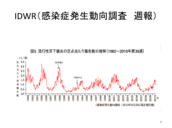 IDWR（感染症発生動向調査〕2013.7.20 Fig. 1