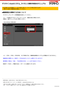 【4】デジサインSaaSシステム - サイバーモーションASP ユーザ管理画面