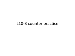 L10-3 counter practice