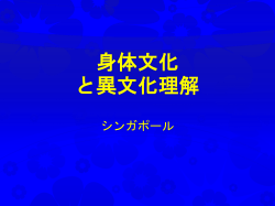 シンガポール： 知識とイメージ