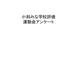 H24.5 運動会アンケート