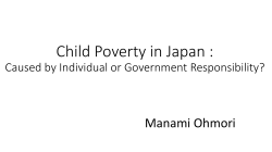 Child Poverty in Japan