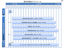FH27R-231 仕様書別紙2_案内状発送スケジュール
