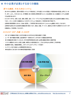ECOUNT ERPの価格がお手頃な理由は？