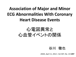 Association of Major and Minor ECG Abnormalities With