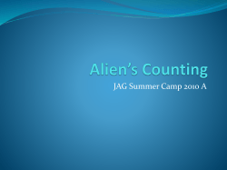 Alien`s Counting