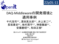 PPT - DAQ-Middleware