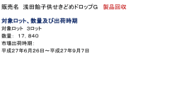 表示ミス 成分の塩の間違い