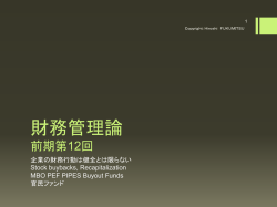 財務管理論前期(12)