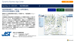 Dynamics Business App Center 金融、保険 蓄積された顧客情報を