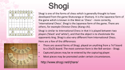 Shogi - WordPress.com