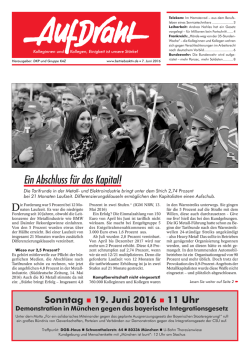 Ein Abschluss f&uuml;r das Kapital! - M&uuml;nchen