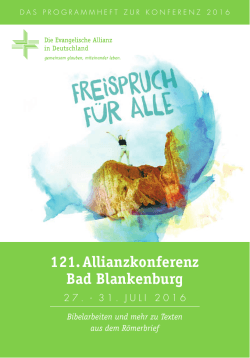 121. Allianzkonferenz Bad Blankenburg