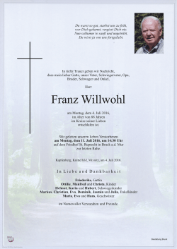 Willwohl Franz