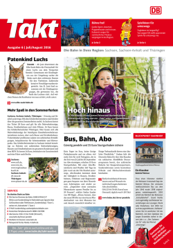 Hoch hinaus - Deutsche Bahn