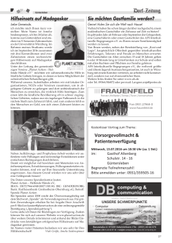 Dorfzeitung G&uuml;ntersleben
