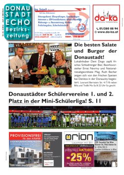 Donaustadtecho-32-web - Deine Bezirkszeitung f&uuml;r die Donaustadt
