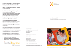 Informationen Schulsozialarbeit 06.2016