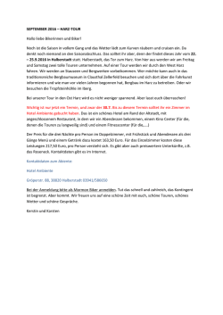 Info-Blatt - Mormon Bikers