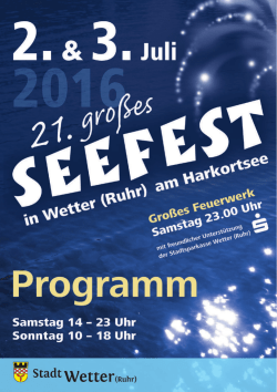 Hier finden Sie das Seefest-Programm zum Download.