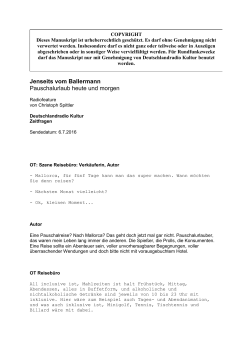 als PDF-Dokument - Deutschlandradio Kultur