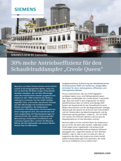 30% mehr Antriebseffizienz für den Schaufelraddampfer