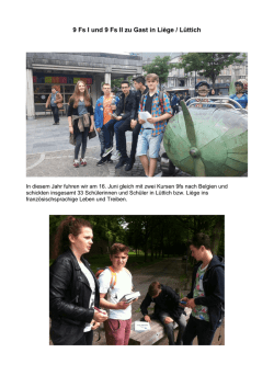 In diesem Jahr fuhren wir am 16
