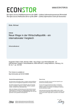 ein internationaler Vergleich