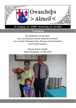 Dorfzeitung 23.06.2016