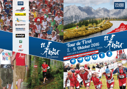Tour de Tirol 2016: Ausschreibung und Anmeldung