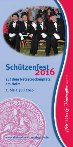 Gildeheft 2016 - Altstädter St. Knudsgilde