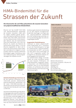 Artikel lesen  - Schumacher Transporte und Bitumen AG, Bitsch