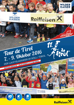 Kinderlauf der Tour de Tirol 2016