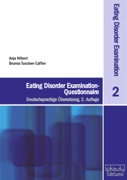 Eating Disorder Exam ination - dgvt