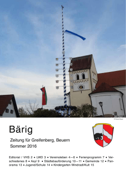Bärig - Greifenberg