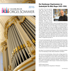 Hamburger Orgelsommer - Hauptkirche St. Katharinen