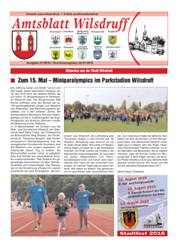Ausgabe Juli 2016