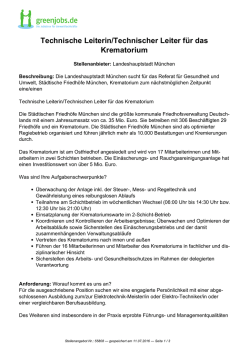 Dieses Stellenangebot als PDF speichern