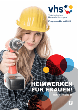 heimwerken für frauen!