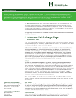 Hebamme/Entbindungspfleger
