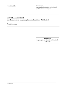 ihren Abschlussbericht