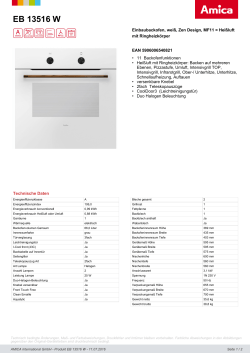 EB 13516 W - Amica International GmbH