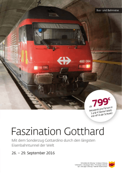 Faszination Gotthard - Schwäbische Zeitung