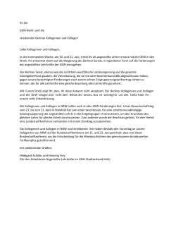 Solidaritätsadresse des Stadtverbandes Köln ( pdf | 47 - GEW