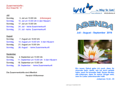 Juli - August - September 2016