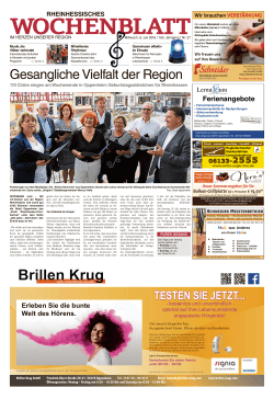Rheinhessisches Wochenblatt vom 06.07.2016